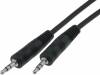 BQC-JPSJPS-0120, Кабель; вилка Jack 3,5 мм, с обеих сторон; 1,2м; черный, BQ CABLE (TME brand)