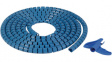 HWPPMC8 PP/SS BU 25 [25 м] Detectable Spiral Cable Wrap Blue Bundle diam. max. 9 mm