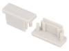 70360022, Заглушка для профилей LED; серый; ABS; Назначение: SURFACE10, TOPMET