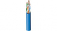 7965E.01B100  LAN Cable PVC CAT6 4x2x0.3mm U/UTP Blue 100m