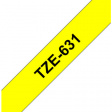 TZE-631 Label Tape 12 mm Black on Yellow 8 m