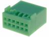 800003, Корпус разъема; вилка; Quadlock; PIN:12; зеленый, 4CARMEDIA