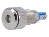 GQ8F-D/W/24, Индикат.лампа: LED; плоский; 24ВDC; Отв: O8мм; IP67; под пайку, Onpow