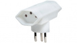 1508022 Branch plug white 10 A/230 VAC Typ 12