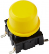 1DS04 Cap round diam. 9.6 mm yellow