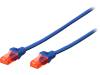 DK-1617-010/B Patch cord; U/UTP; 6; многопров; Cu; LSZH; синий; 1м