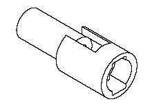 0306-2011, Crimp housing 1x1P, Molex