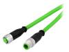 21349293405005 Кабель: датчиков / автоматики; PIN: 4; M12-M12; код D-Ethernet
