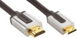 PROV1502 HDMI cable with Ethernet 2 m Black-Silver