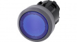 3SU1031-0AA50-0AA0 SIRIUS ACT Illuminated Push-Button front element Metal, matte, blue