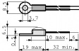 B57703-M103-G40 NTC-резистор с выводами 10 kΩ