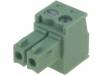 15EDGK-3.5/2P, Разъемный клеммник; вилка; "мама"; 3,5мм; прямой; 0,5?1,5мм2; 7А, DEGSON