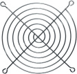 9.601.43 Protecting grid Metal 119 x 119 mm