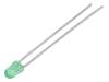 L-934PGT LED; 3мм; зеленый; 4?12мкд; 30°; Поверхность: выпуклая