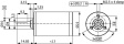 114953 DC Motor, 22 mm, with Gear Drive, 22 mm