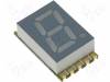 KCSA03-104 Дисплей: LED; SMD; 7-сегментный; 7,62мм; красный; 1,9-7,6мкд; анод