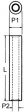 99070-60010 / DRD3260X1 DI Round Spacer 1 mm
