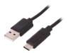 50489 Кабель; USB 2.0,USB 3.1; вилка USB A, вилка USB C; 1,5м