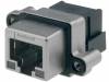 MRJ-5381-M1 Гнездо; RJ45; со LED; UL94V-0; IP67; THT; на панель; угловой 90°