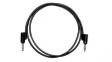 BU-PB60-0 Test Lead, Black, Nickel-Plated Copper, 1.52m