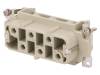 DSB-006-F Разъем: HDC; контактная вставка; "мама"; DSB; PIN:6; 6+PE; 35А; 500В