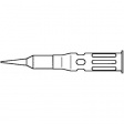 60-01-01 Soldering tip Needle shape 1 mm
