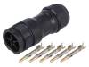 DC-05BMMA-QL8LPP Разъем: круглый; вилка; "папа"; 20А; Серия: X-Lok; 14?12AWG; обжим