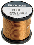 CUL 200/0,35 [200 г], Enamelled copper wire PUR 0.096 mm2 0.35 mm, BLOCK