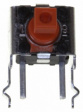 B3F-3155 Микропереключатель; 1; SPST-NO; 0,05A/24ВDC; THT; 2,55Н; 6x6мм