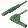MLS WG 100/1 GRUN / GREEN Safety test lead diam. 4 mm green 100 cm CAT III
