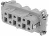 1-1104205-1, Разъем: HTS; "мама"; HSB; PIN:6; 6+PE; размер 6; 35А; 400В; 6мм2, TE Connectivity
