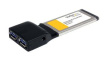 ECUSB3S22 2 Port Card Adapter with UASP Support USB 3.0 ExpressCard