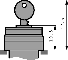 3SB32024AD11, Key Switch, Complete 0-1, Siemens