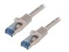 CQ4072S Patch cord; S/FTP; 6a; многопров; Cu; LSZH; серый; 5м