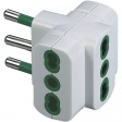 82.180 Branch plug 3-pin IT White 2P+T 16A