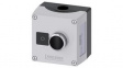 3SU1801-0AN00-1AB1 Control Station with Pushbutton Switch, Black, 1NO, Screw Terminal