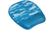 9175901 Memory Foam wrist support with mouse pad, cloud design
