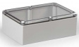 DABP162409T Cubo D 160 x 240 x 91 мм, глухая стенка, прозрачная крышка, ABS, IP 66/67