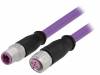 21348889487050, Кабель: датчиков / автоматики; PIN:4; M12-M12; код B-Profibus; 5м, Harting