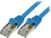 CP1056D Patch cord; SF/UTP; 5e; многопров; CCA; ПВХ; синий; 2м; 26AWG