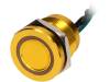 PS193P10Y31G24VT Переключатель: пьезоэлектрический; Положения: 2; SPST-NO; IP68