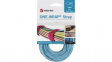 VEL-OW64510 VELCRO Hook and Loop Fastener, 20 mm x 200 mm, Aqua