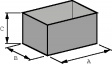 A 80 25 251 Potting Box black 25 x 25 x 25 mm Duroplast