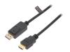 CV0128, Кабель; DisplayPort 1.2; вилка DisplayPort,вилка HDMI; 3м, LOGILINK