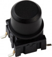 1DS09 Cap round diam. 9.6 mm black
