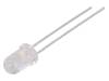 LL-504WC2E-W6-3TC, LED; 5мм; белый теплый; 14000-20000мкд; 15°; Поверхность: выпуклая, Lucky Light