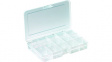 RND 550-00102 Assortment Box, 15, transparent 165 x 112 x 31 mm, Polypropylene