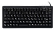 G84-4100LCMEU-2 Compact Keyboard, ML, EU US English with €/QWERTY, USB/PS/2, Black