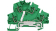 1791010000 ZDK 2.5-2PE terminal block z series tension clamp, 0.5...2.5 mm2 800 vac green /