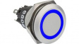 82-6551.1124 Illuminated Pushbutton Blue 22.3mm 24V 3 A 1 Change-Over (CO)